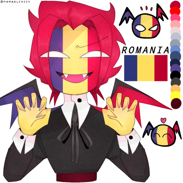 Romania - Countryhumans