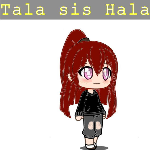 My little sis tala🌚