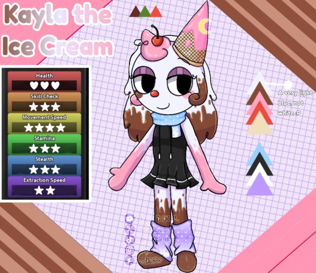 Kayla the Ice Cream🍨(Dandy's World OC)