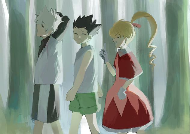 ハンターハンタートランプカード　ゴン　キルア　ビスケ HUNTER×HUNTER ハンターハンター イタジャガ キルア ゴン ビスケ