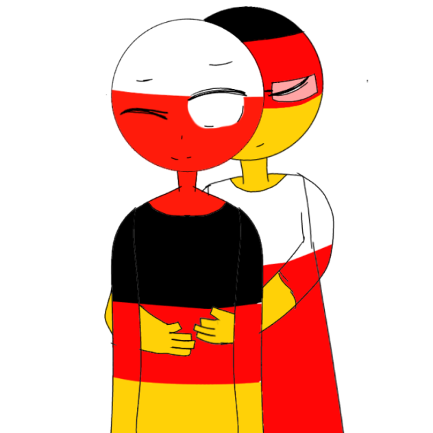 Germany x Poland countryhumans