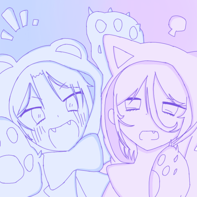 Two Cats - ibisPaint