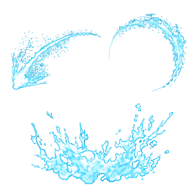 水のエフェクト