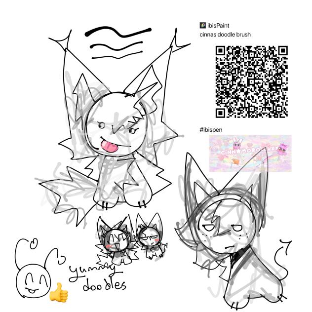 Yummy doodle brush
