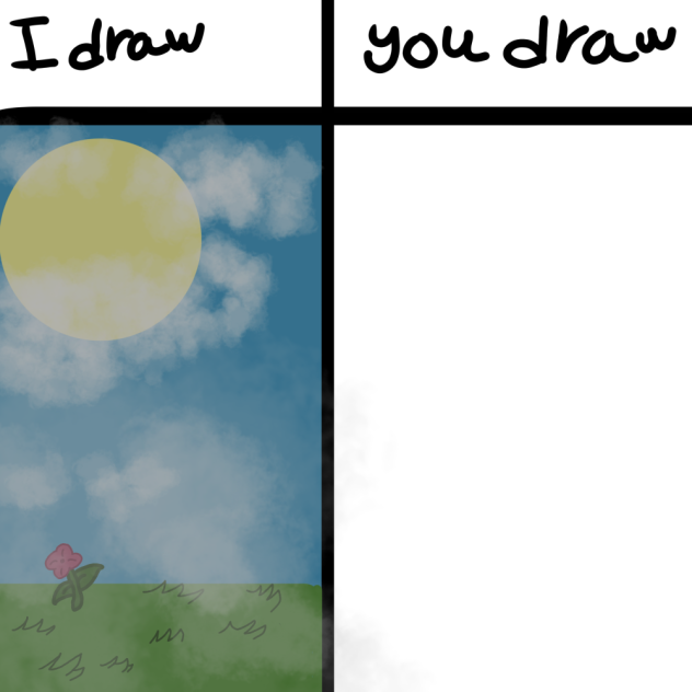 I draw You draw