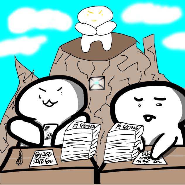 働かせる人と仕事をする人とサボる人 Ibispaint