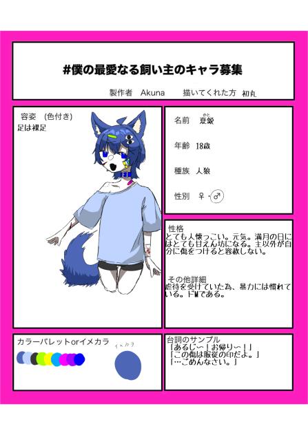 キャラ募