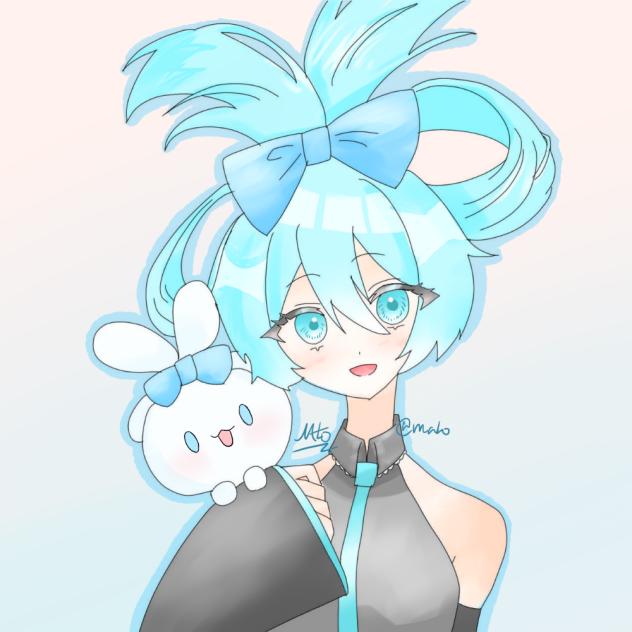 シナモロールと初音ミク