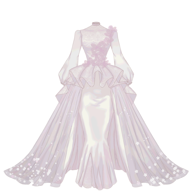 classic wedding gown👗