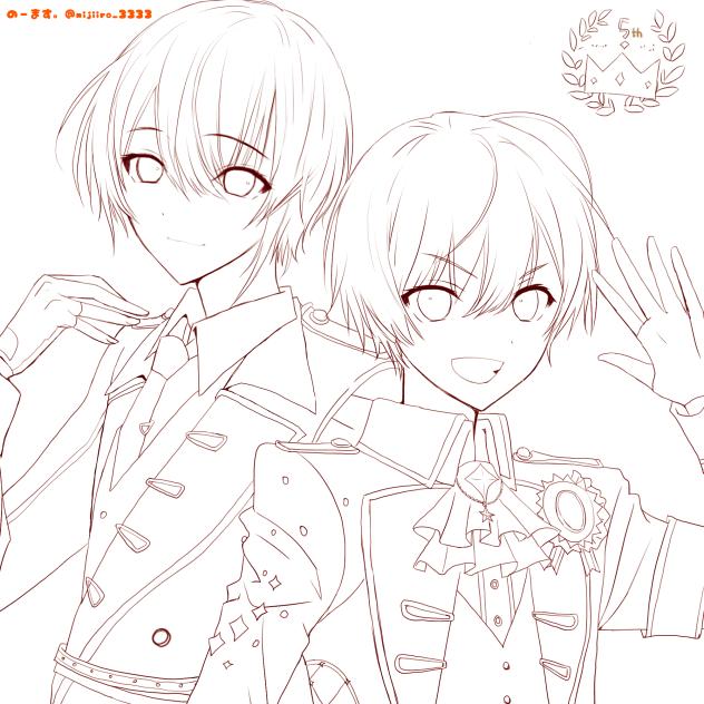 プロセカ5周年🎉(lineart)