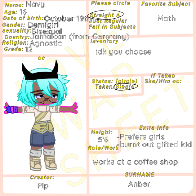 OC for LW