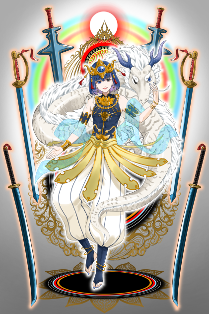依頼イラスト「神」