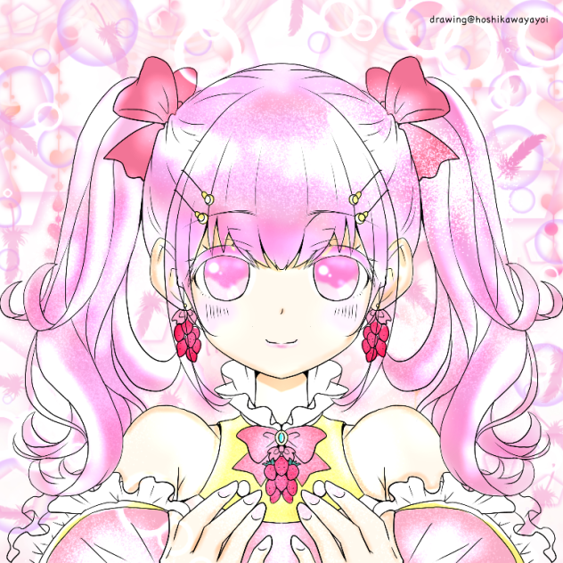 星川ヤヨイ様の線画を塗らせていただきました！