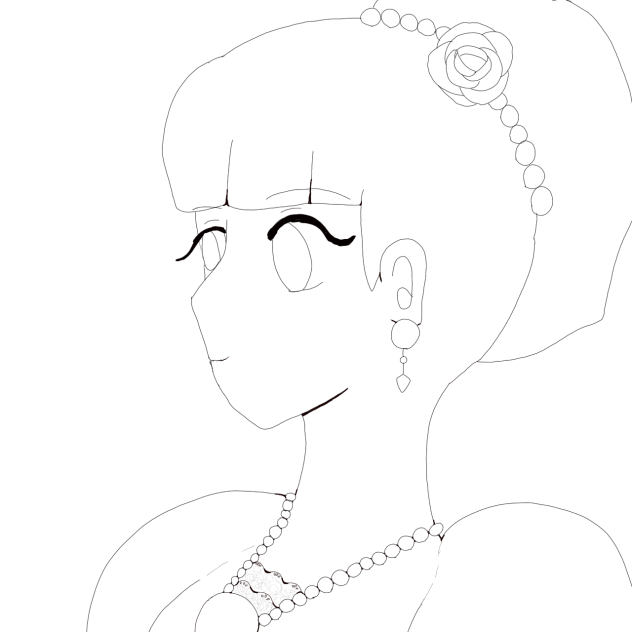 【線画】Cinderella
