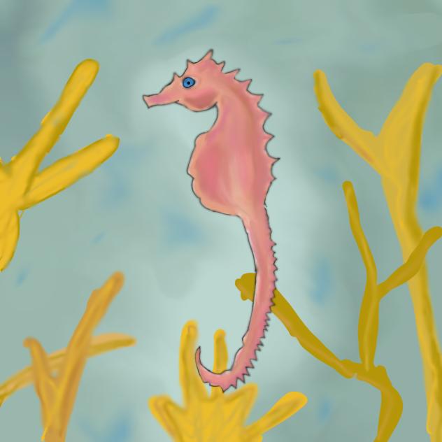 Underwater Seahorse