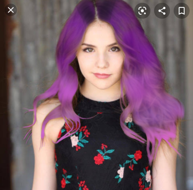 Piper Rockleene In pirple hairs
