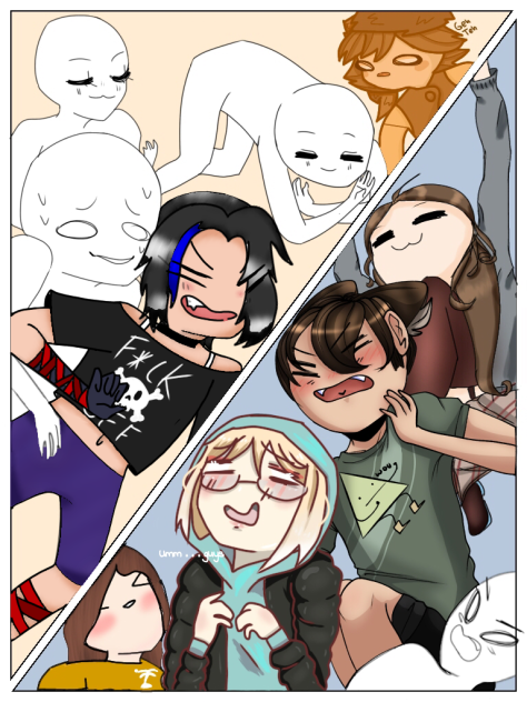 Hot or cold collab - ibisPaint