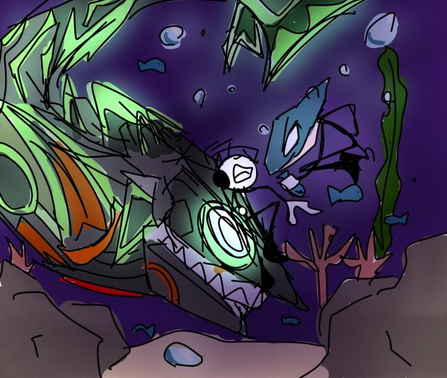 シーの力を思いしられるイラスト