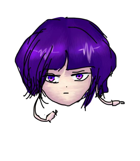 うろ覚えで耳郎ちゃん描いてみた