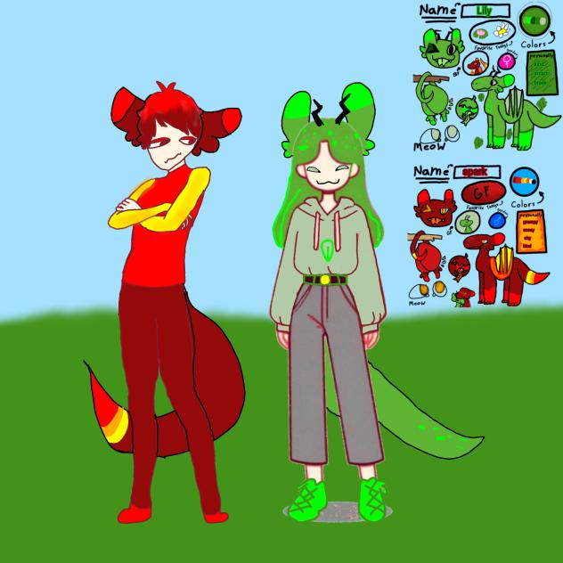 spark and Lily remake as half humans