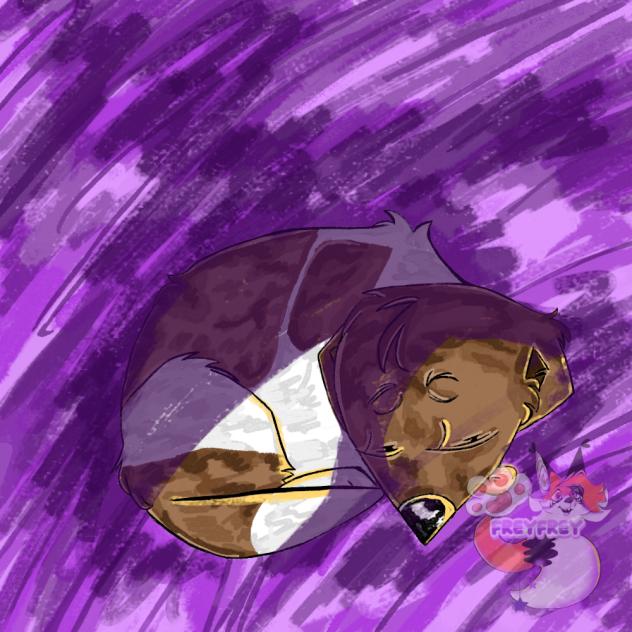 Sleeping Lil’Rocko