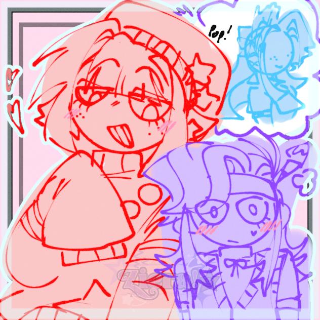 lazy Brusha x Gigi art idk