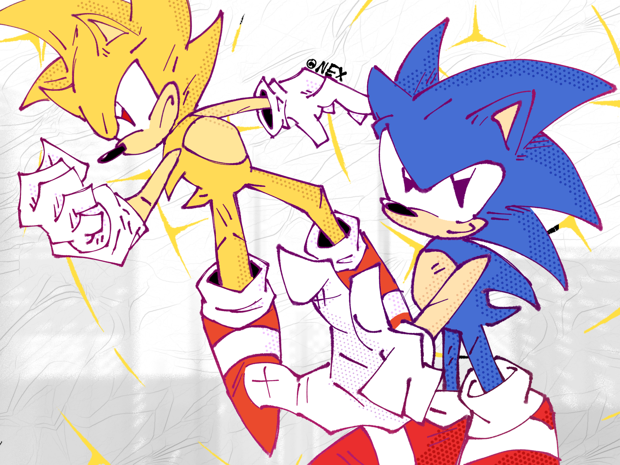 Super Sonic Style! - ibisPaint