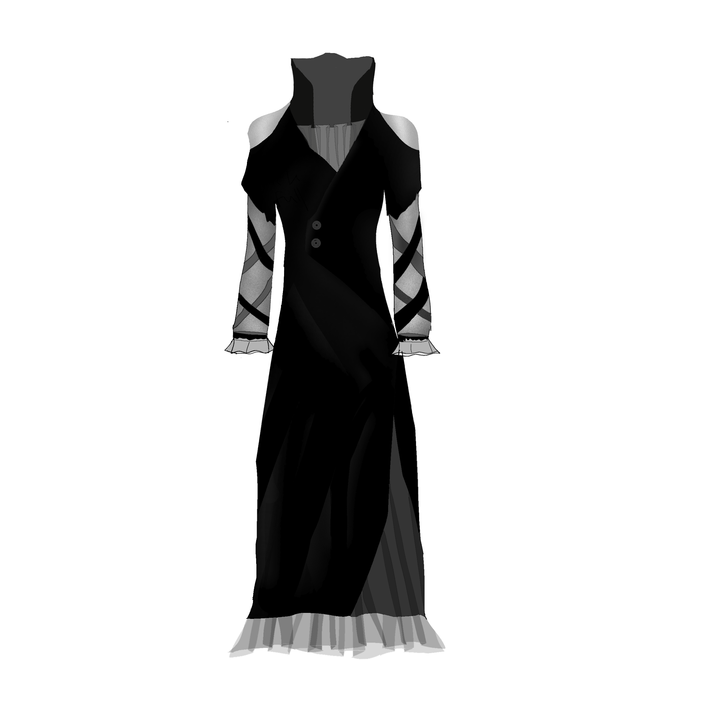 gothic dress - ibisPaint