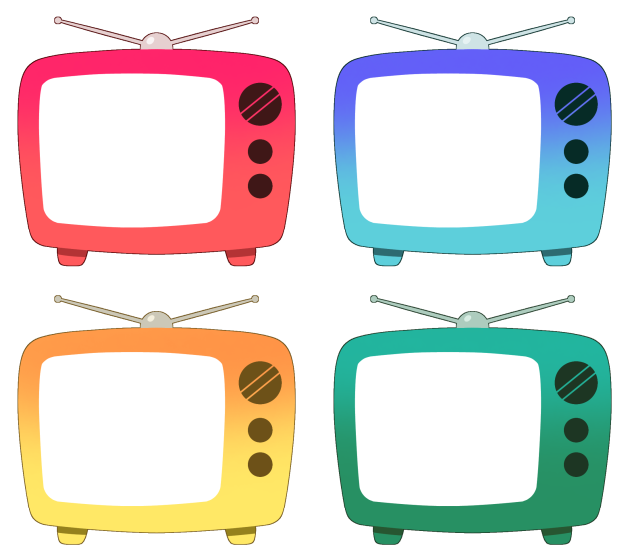 レトロポップテレビフレーム