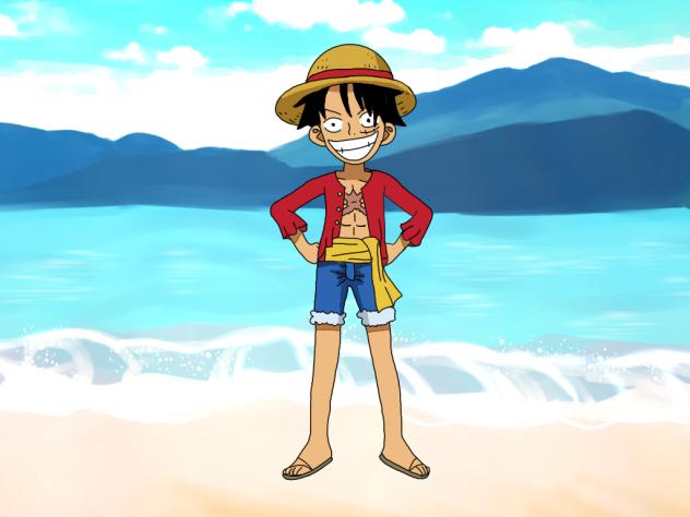 young luffy