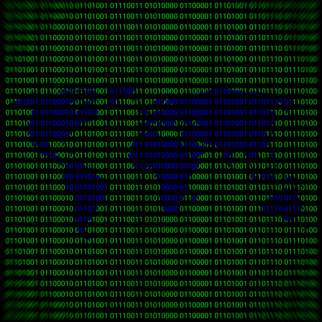 Binary world map - ibisPaint