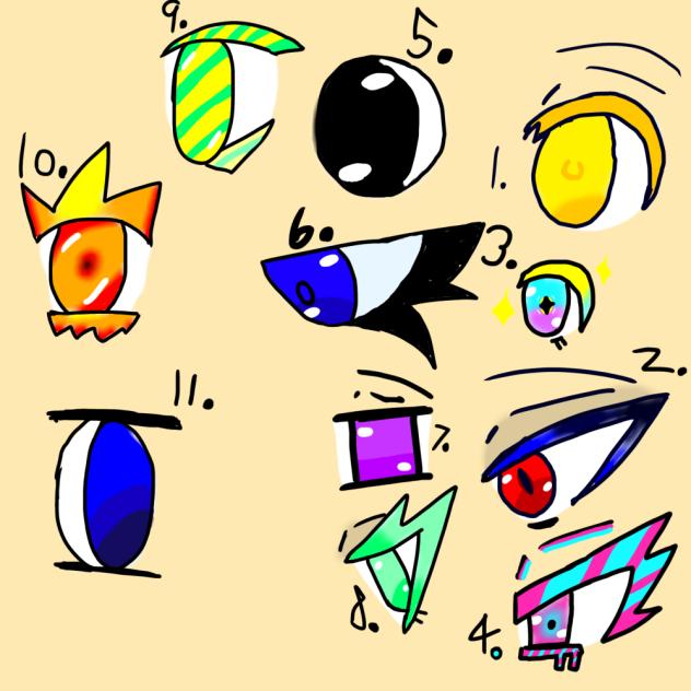 11 Different eyes