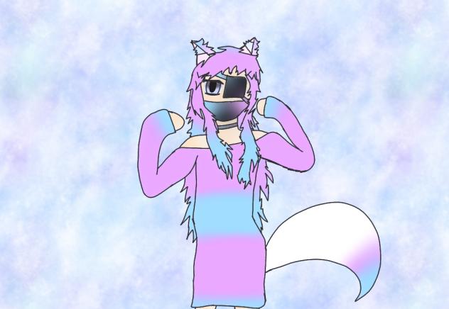 Bubble with eyepatch nya