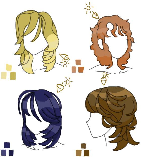 Hair practice again