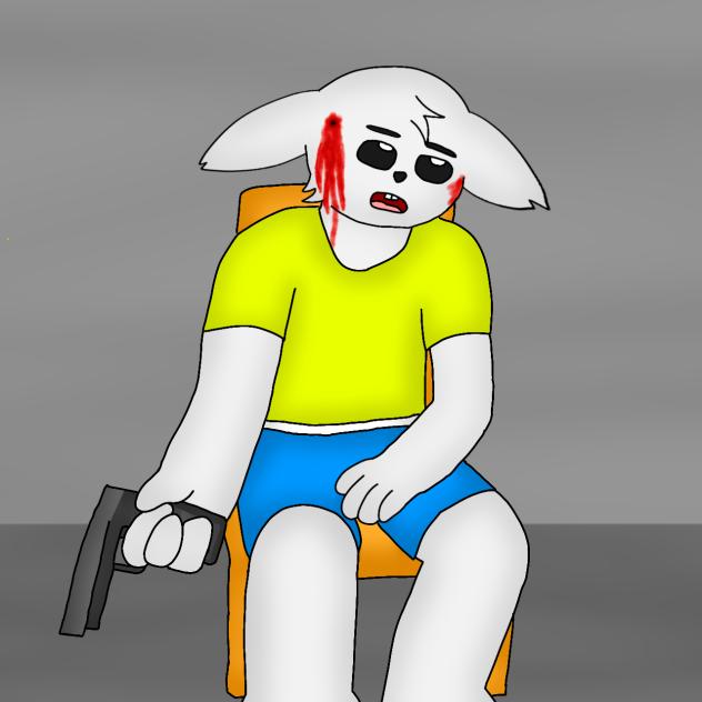 His Head Was Shot