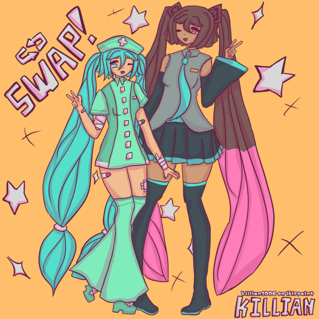 Miku and Fururu! ミクちゃんとふるるちゃん！