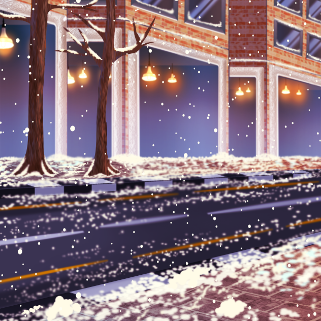 Snowy street
