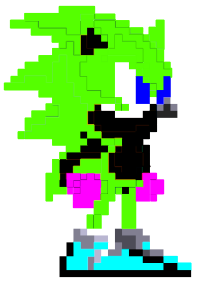 my cool sonic oc - ibisPaint
