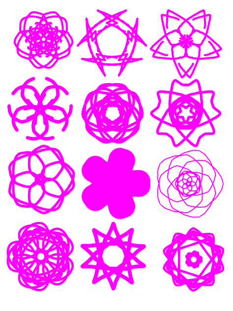 Cool Flower Patterns Pink