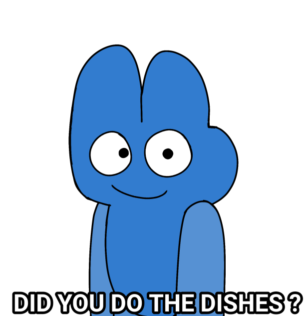 DID YOU DO THE DISHES 😕