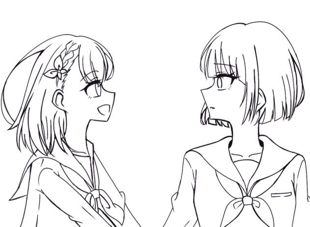 みのはる　線画