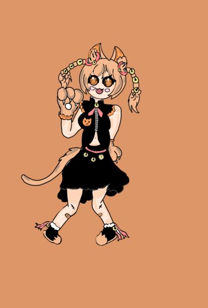 Bell themed cat girl