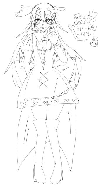 恋舞莉立ち絵更新🐰🎀‪