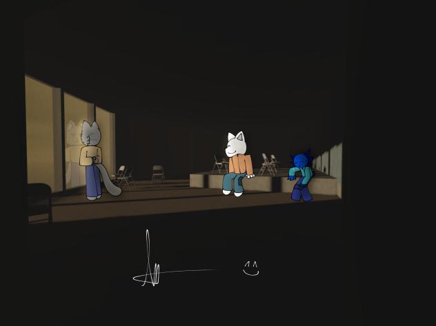 Stuck with each other through 100 rooms