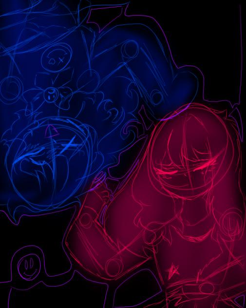 Two girls, one creator