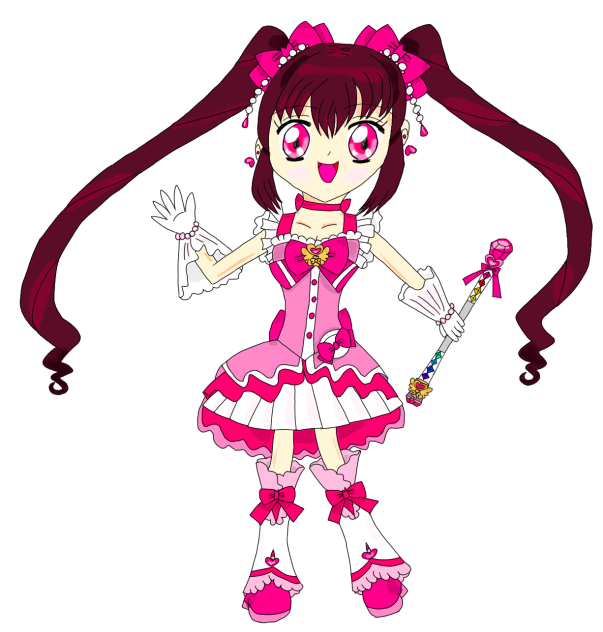 ラブリーピンクwithプリンセスバトンロッド