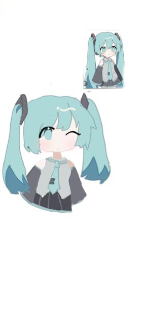 hatsone Miku 同人畫