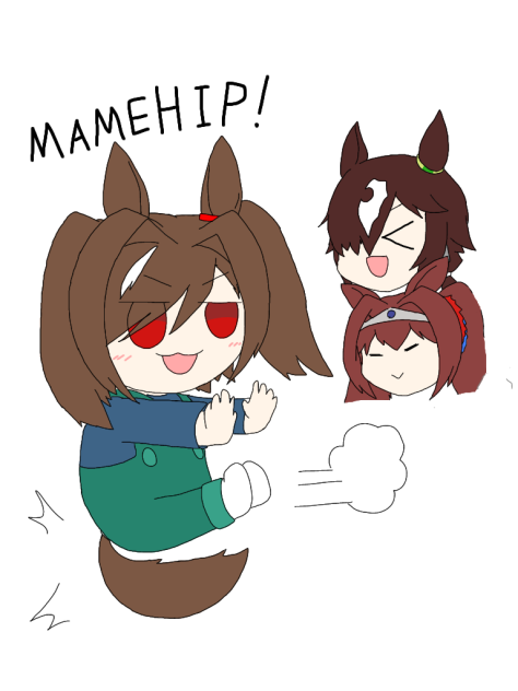 【ウマ娘】まめヒップ！【スカーレットテイルの2023 まめちゃん】