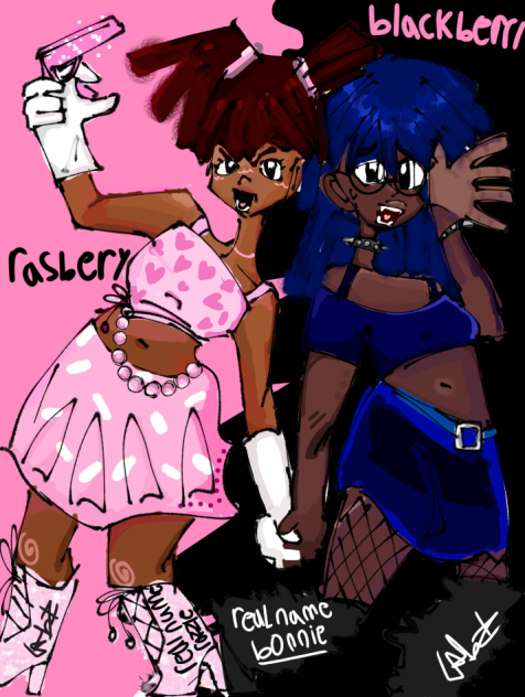 MEET RAZZBERRY AND BLACKBERRY