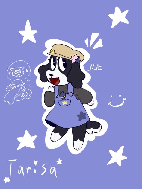 Art Trade with Whimsical Pup